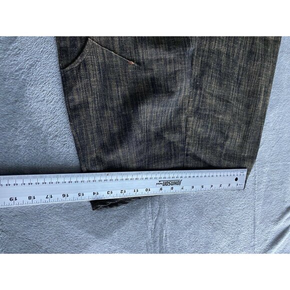 Sun Light Paris Womens T2 High Waist Wide Leg Trouser Crop Pants Cuffed Casual - Picture 2 of 7